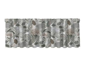 Gardinkappa Aurora Grön/Terracotta 50x250cm Redlunds