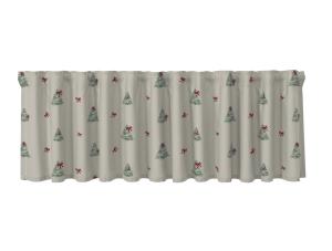 Gardinkappa Christmas Tree Linnebeige 50x250cm Redlunds