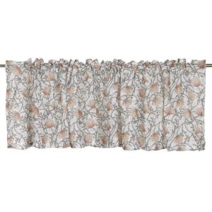 Gardinkappa Emma Blommig Grön 55x250cm Fondaco