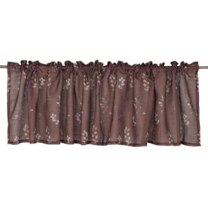 Gardinkappa Fondaco Folia Vinröd 55x250cm