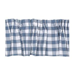 Gardinkappa Gråblå/Vit Recycled by Wille Ted 50x250cm