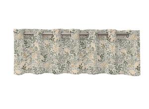 Gardinkappa Gul/Grön Nina Royal Hage 50x250cm