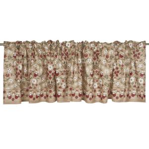 Gardinkappa Jul Röd Fondaco Julefrid 55x250cm