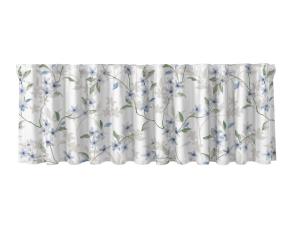 Gardinkappa Multiband Redlunds Gertrud Blommig Blå 50x250cm