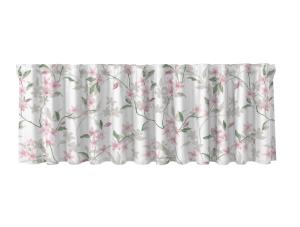 Gardinkappa Multiband Redlunds Gertrud Blommig Rosa 50x250cm