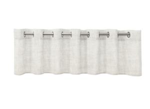 Gardinkappa Nina Royal Wayne Öljett Optisk Vit 45x250cm
