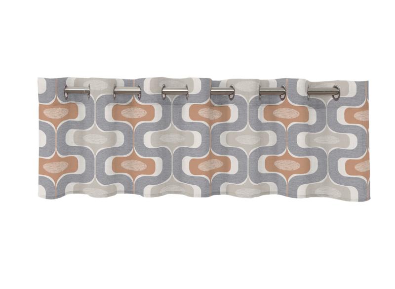 Gardinkappa Orange Nina Royal Ludvig 50x250cm at lavanille