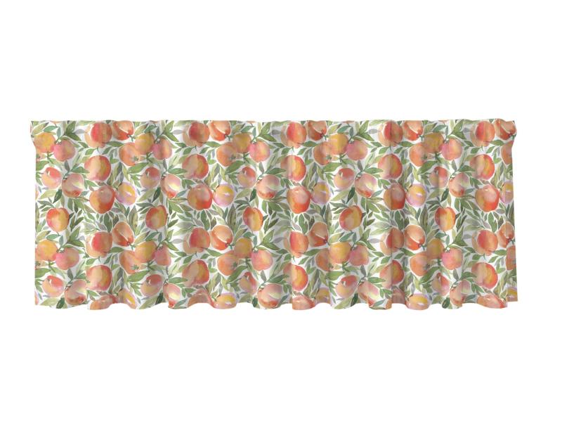 Gardinkappa Orange Redlunds Persikor 50x250cm at lavanille