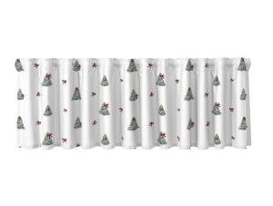 Gardinkappa Redlunds Christmas Tree Vit 50x250cm