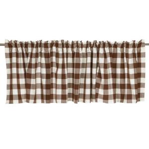 Gardinkappa Rutig Brun Fondaco Moa 55x250cm