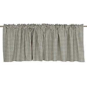 Gardinkappa Rutig Grön Fondaco Freja 55x250cm