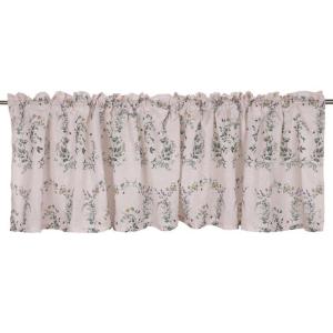 Gardinkappa Smultron Blommig Rosa 55x250cm Fondaco