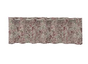 Gardinkappa Vinröd Nina Royal Hage 50x250cm