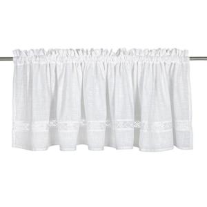 Gardinkappa Vit Fondaco Sanna 50x250cm