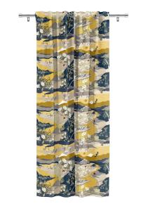 Gardinlängd Gul/Blå Arvidssons Textil 1-Pack Fjällvandring 140x260cm