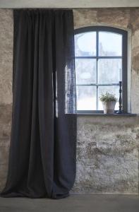 Gardinlängd Linne Mörkgrå Boel & Jan 1-Pack Sabina 140x240cm