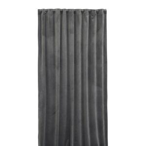 Gardinlängd Sammet Mörkgrå Boel & Jan Anna 1-Pack 140x280cm