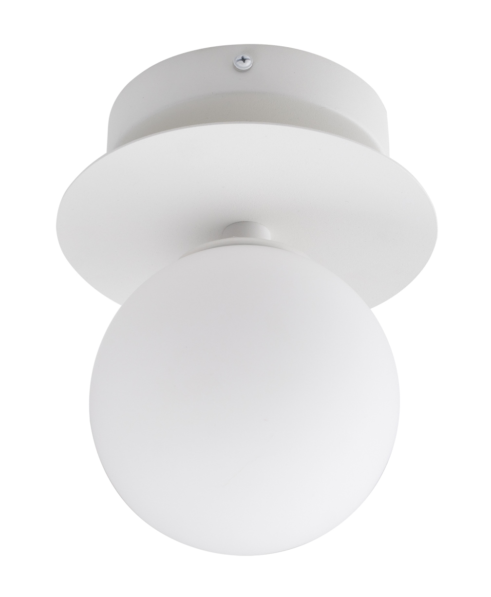 Globen Lighting Art Deco 24 Vägglampa/Plafond IP44 Vit