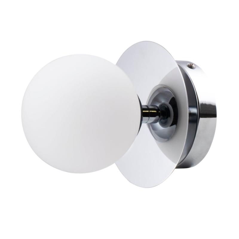 Globen Lighting Art Deco Vägglampa/Plafond IP44 Krom/Vit at lavanille