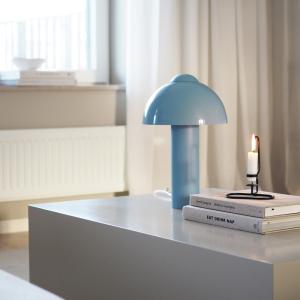 Bordslampa Ljusblå Globen Lighting Buddy 23cm