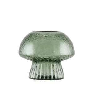 Värmeljushållare Glas Grön Fungo Special Edition 12cm