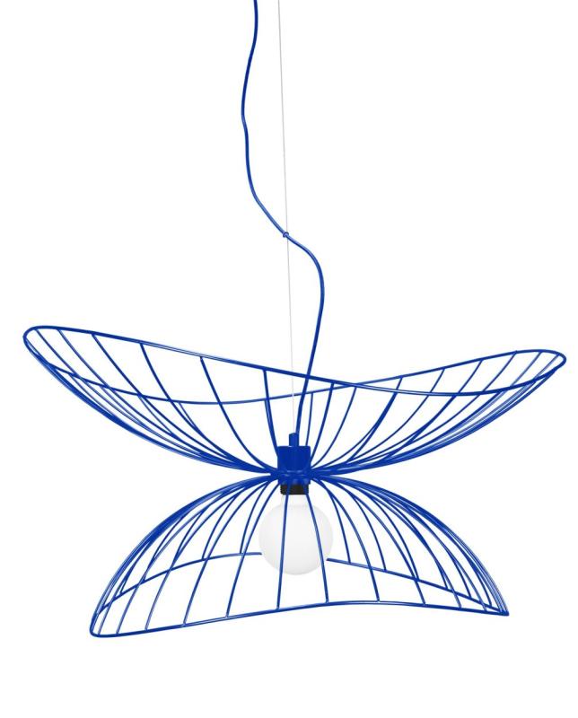 Taklampa Pendel Blå Globen Lighting Ray 70cm at lavanille