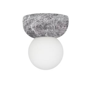 Vägglampa/Plafond IP44 Grå Marmor Globen Lighting Torrano 13cm