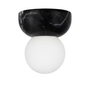 Vägglampa/Plafond IP44 Svart Marmor Globen Lighting Torrano 13cm