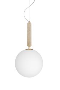 Taklampa Pendel Beige Travertin Globen Lighting Torrano 30cm
