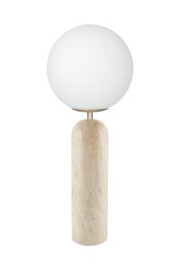 Bordslampa Beige Travertin Globen Lighting Torrano 53cm