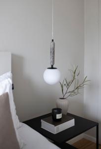 Taklampa Pendel Marmor Grå Globen Lighting Torrano 15cm