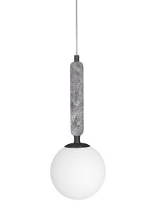 Taklampa Pendel Marmor Grå Globen Lighting Torrano 15cm