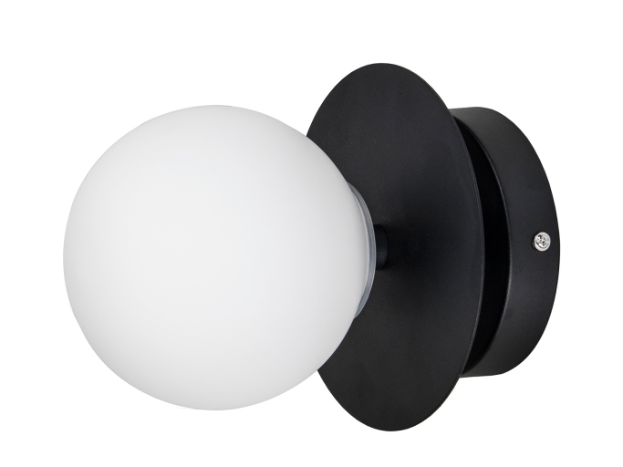 Globen Lighting Art Deco Vägglampa/Plafond IP44 Vit/Svart at lavanille