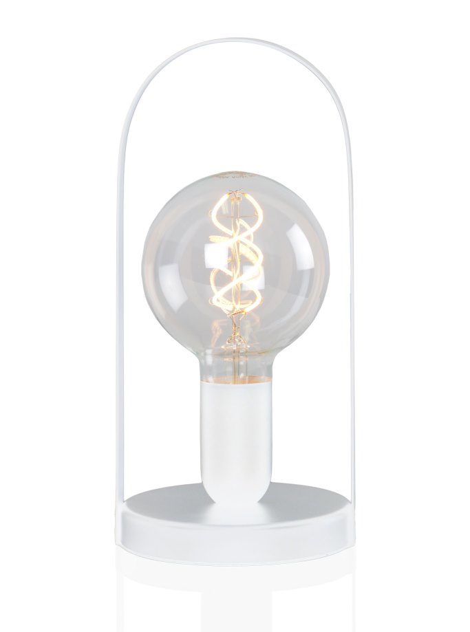 Globen Lighting Carrie Bordslampa Vit 28cm