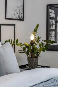 Bordslampa Glas Klar Globen Lighting Bowl