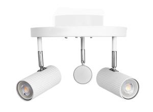 Takspotlight Rund Vit 3L Globen Lighting Hubble 25cm