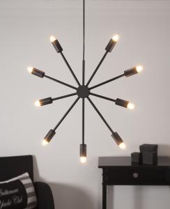 Star Trading Pix Metallstjärna Svart 50cm