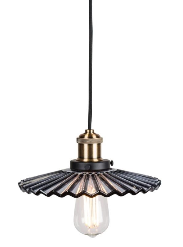 Globen Lighting Cobbler Pendel 25 cm Rök at lavanille