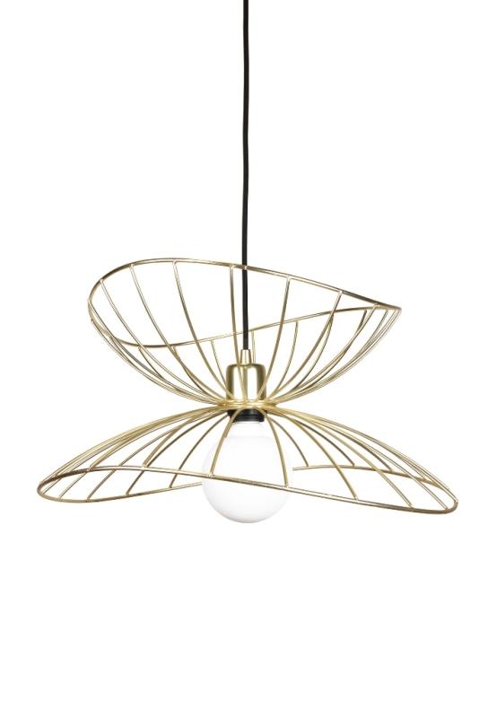 Globen Lighting Ray Taklampa 45cm Borstad Mässing at lavanille