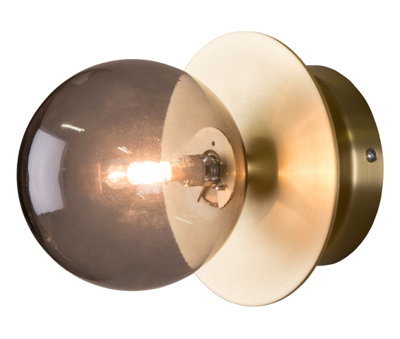 Globen Lighting Art Deco Vägglampa/Plafond IP44 Rök