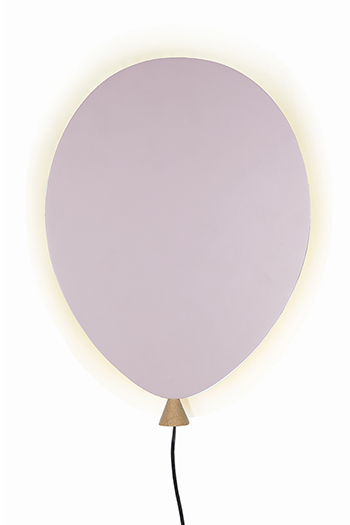 Globen Lighting Balloon Vägglampa Rosa/Ask LED at lavanille