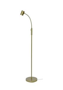 Golvlampa Aneta Lighting Hugin Antikmässing 135cm
