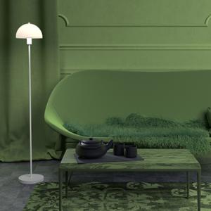 Golvlampa Glas Opal/Vit Herstal Vienda 125cm