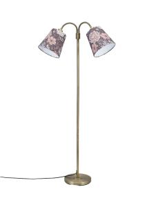 Golvlampa Mässing/Brun PR Home Amy 150cm