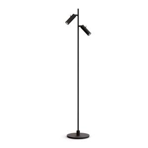 Golvlampa Svart 2L Herstal Pipeline 132,6cm