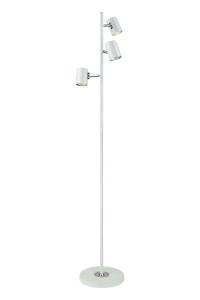 Golvlampa Vit Aneta Lighting Balder 3L 135cm