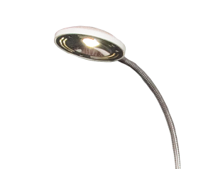 Golvlampa Vit/Krom Aneta Lighting Hero 128cm
