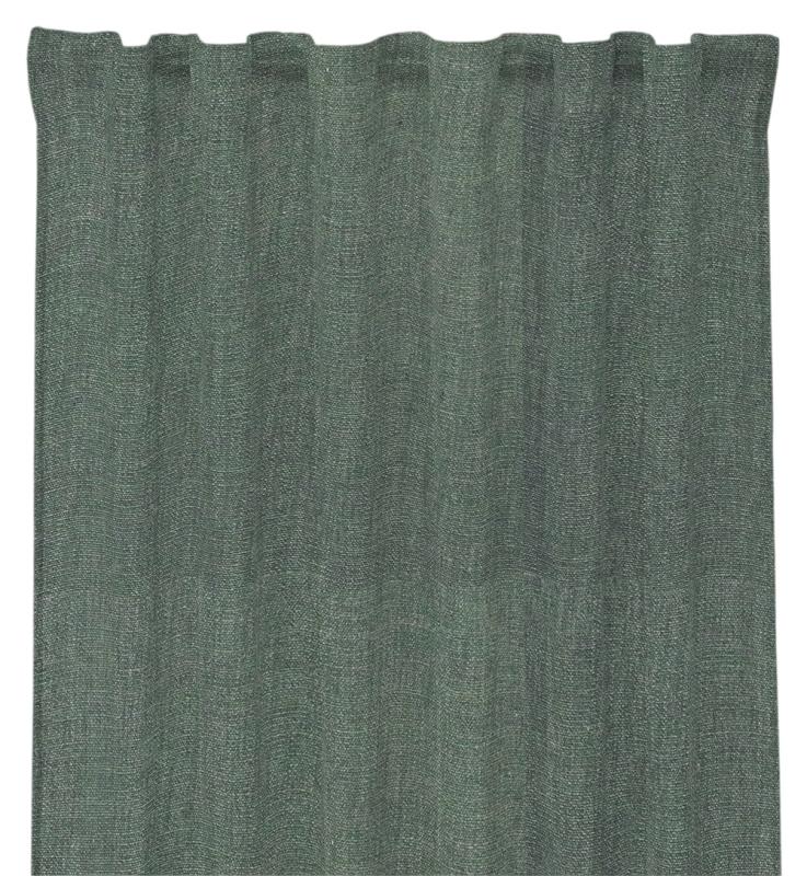 Grön Gardin 2-Pack Redlunds James135x280cm at lavanille