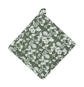 Grytlapp De Mina Mossgrön 22x22cm Svanefors