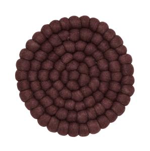 Grytunderlägg Nisha Vinröd 20cm Svanefors